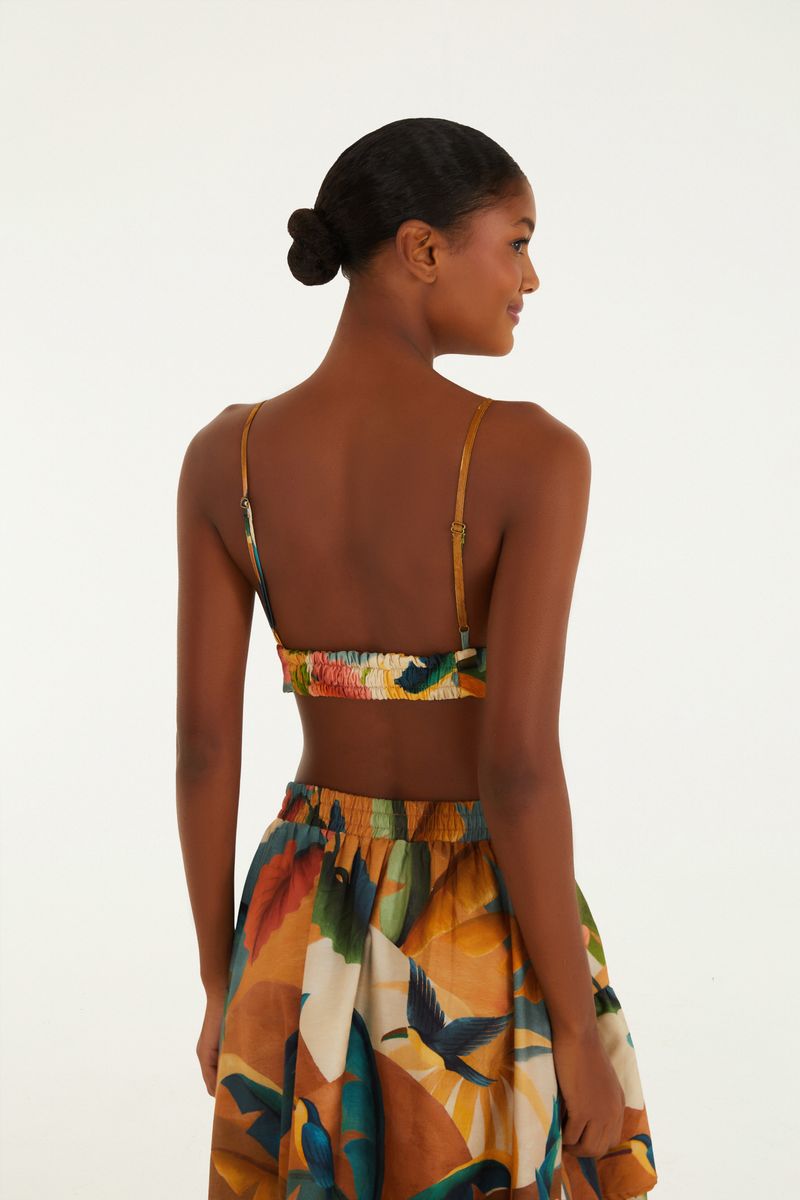 Top Estampado Mata Atlântica