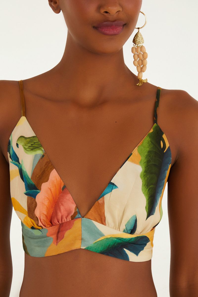 Top Estampado Mata Atlântica