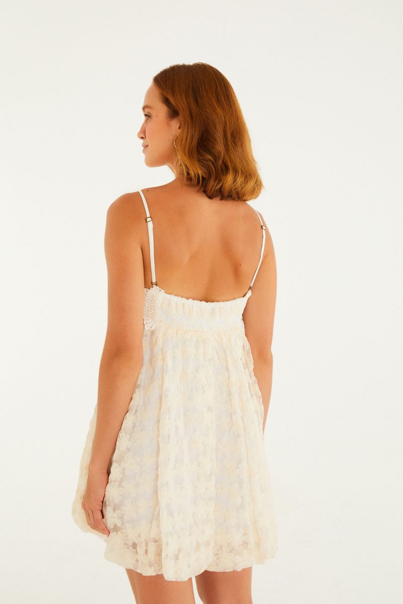 Vestido Balonê Artesanal Serena