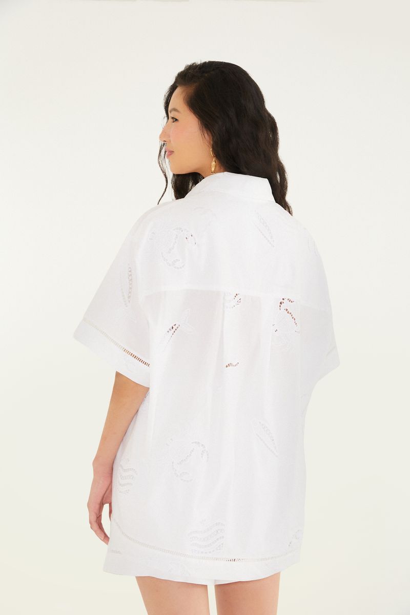 Camisa Laise Fundo Do Mar