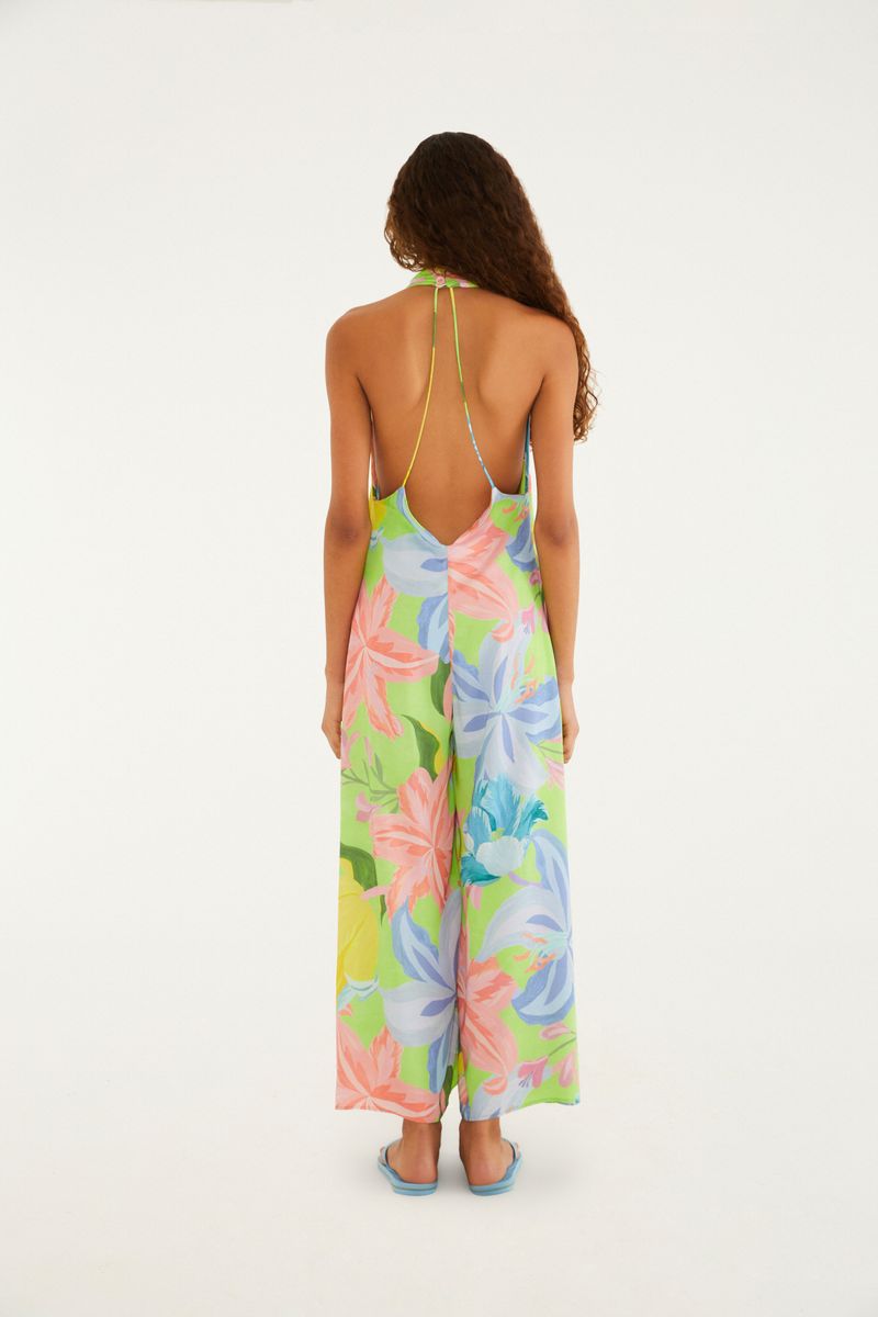 Macacão Estampado Amor De Flor
