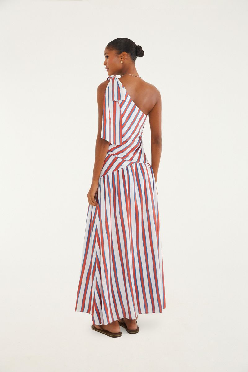 Vestido Listra Hibisco