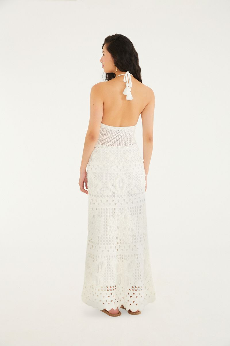 Vestido Tricot Borboleta