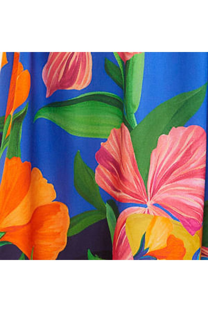 Saia Evasê Estampada Tarsila
