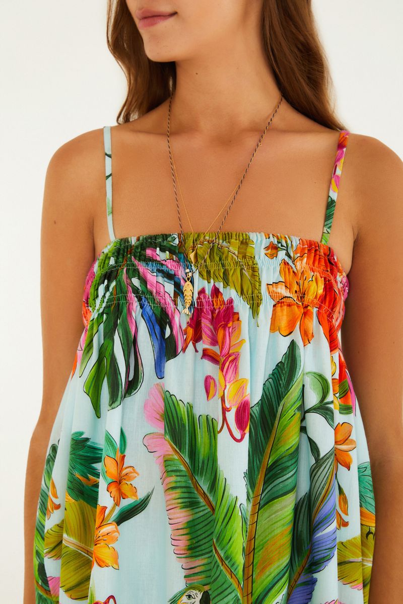 Blusa Estampada Canto Dos Pássaros