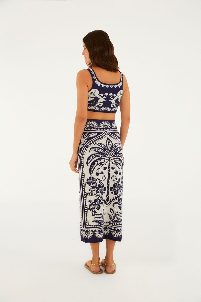 Saia Cropped Tricot  Martina
