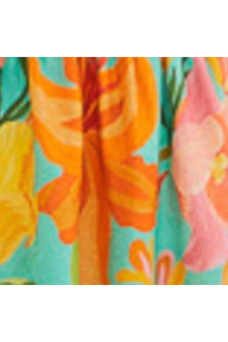 Saia Estampada Amor De Flor