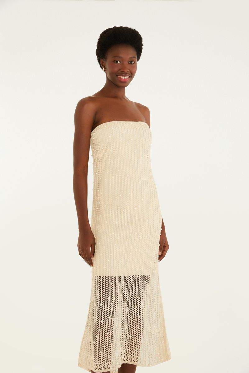 Vestido Tricot Pérola