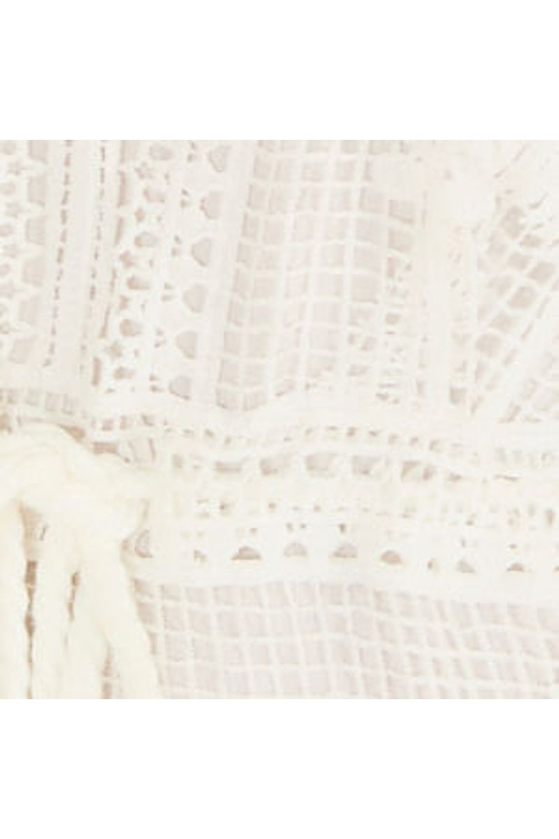 Vestido Cropped Guipure Domitila