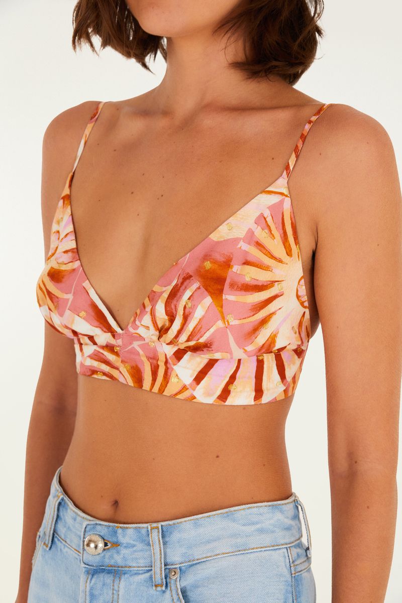 Top Estampado Mar De Concha