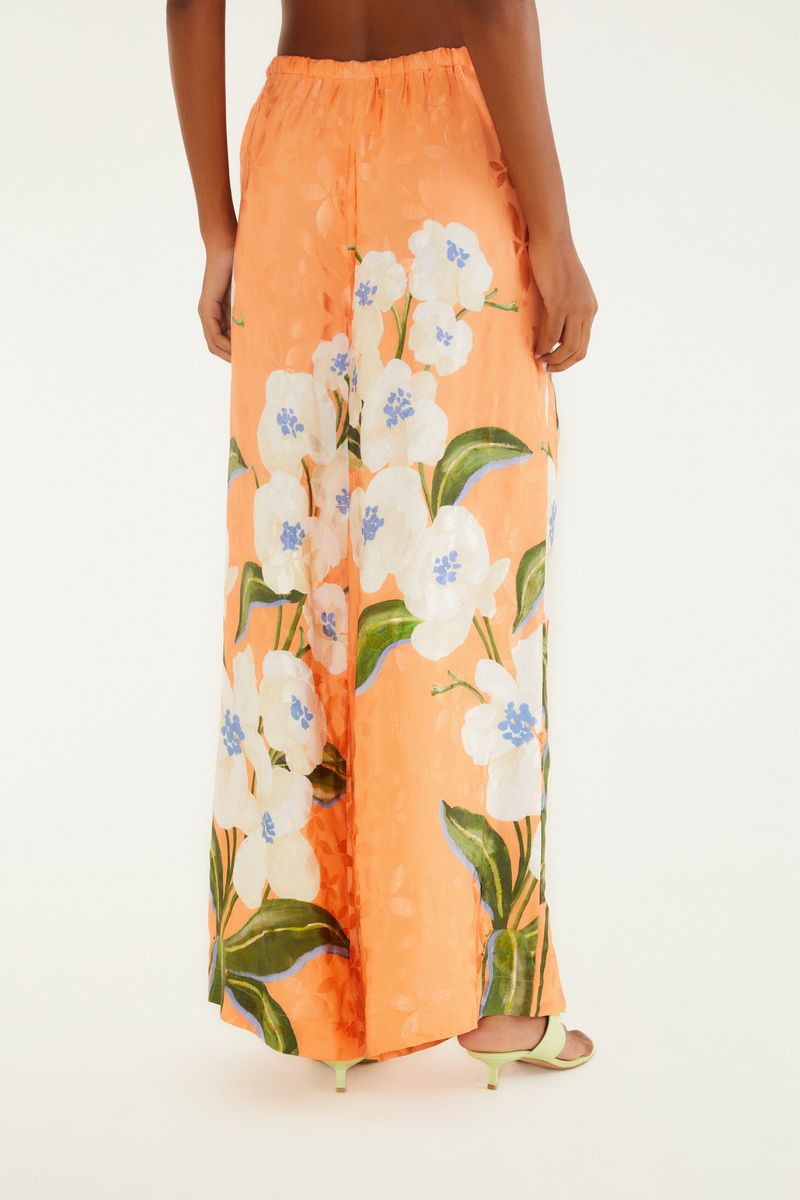 Calça Estampada Buquê