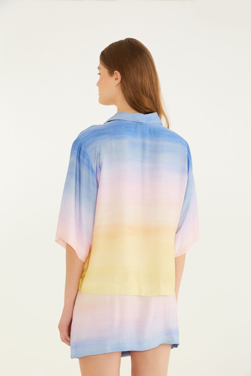 Camisa Estampada Floral Lena