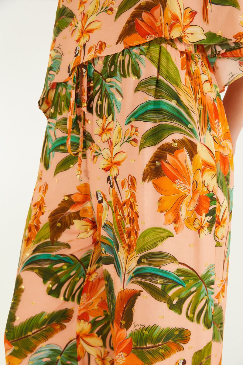 Calça Estampada Canto Dos Pássaros