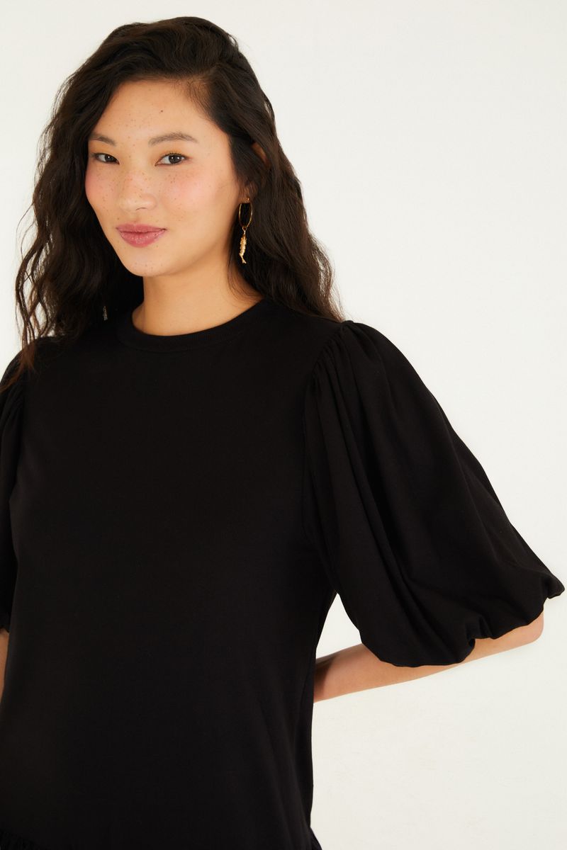 Vestido Cropped Recorte Cintura