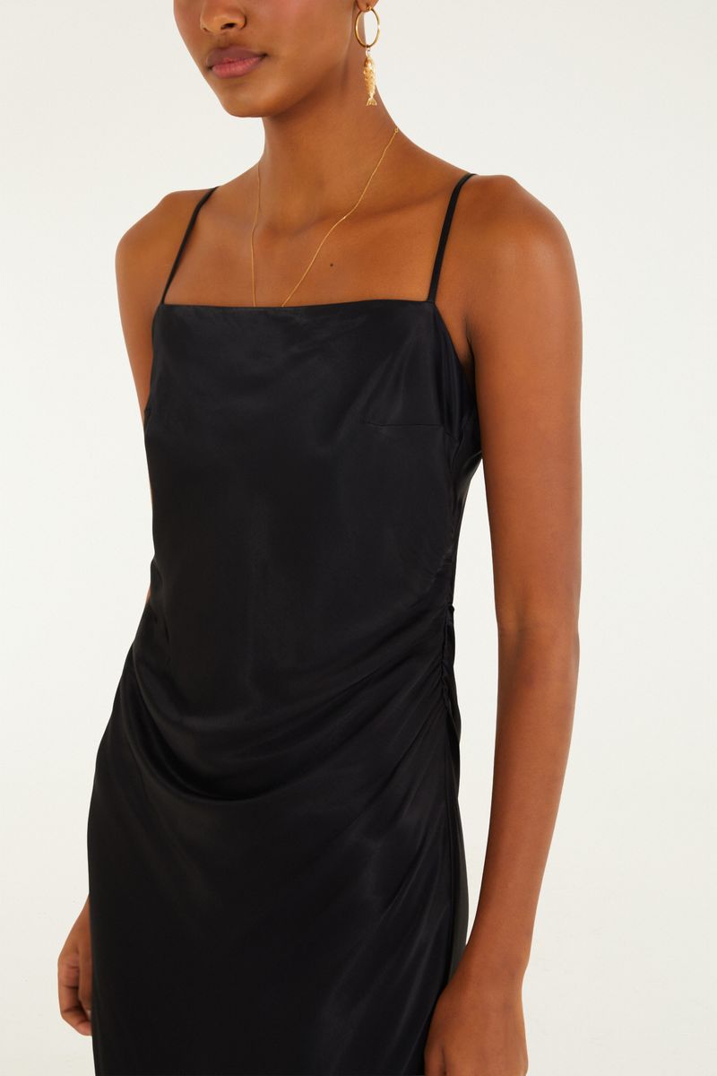 Vestido Alcinhas Cetim