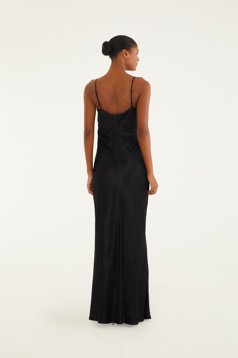 Vestido Alcinhas Cetim