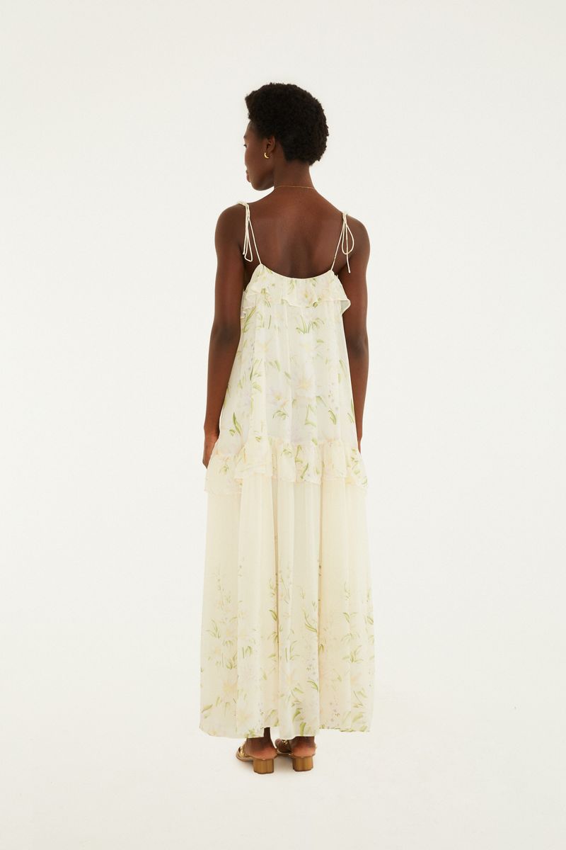 Vestido Longo Estampado Gabrielle