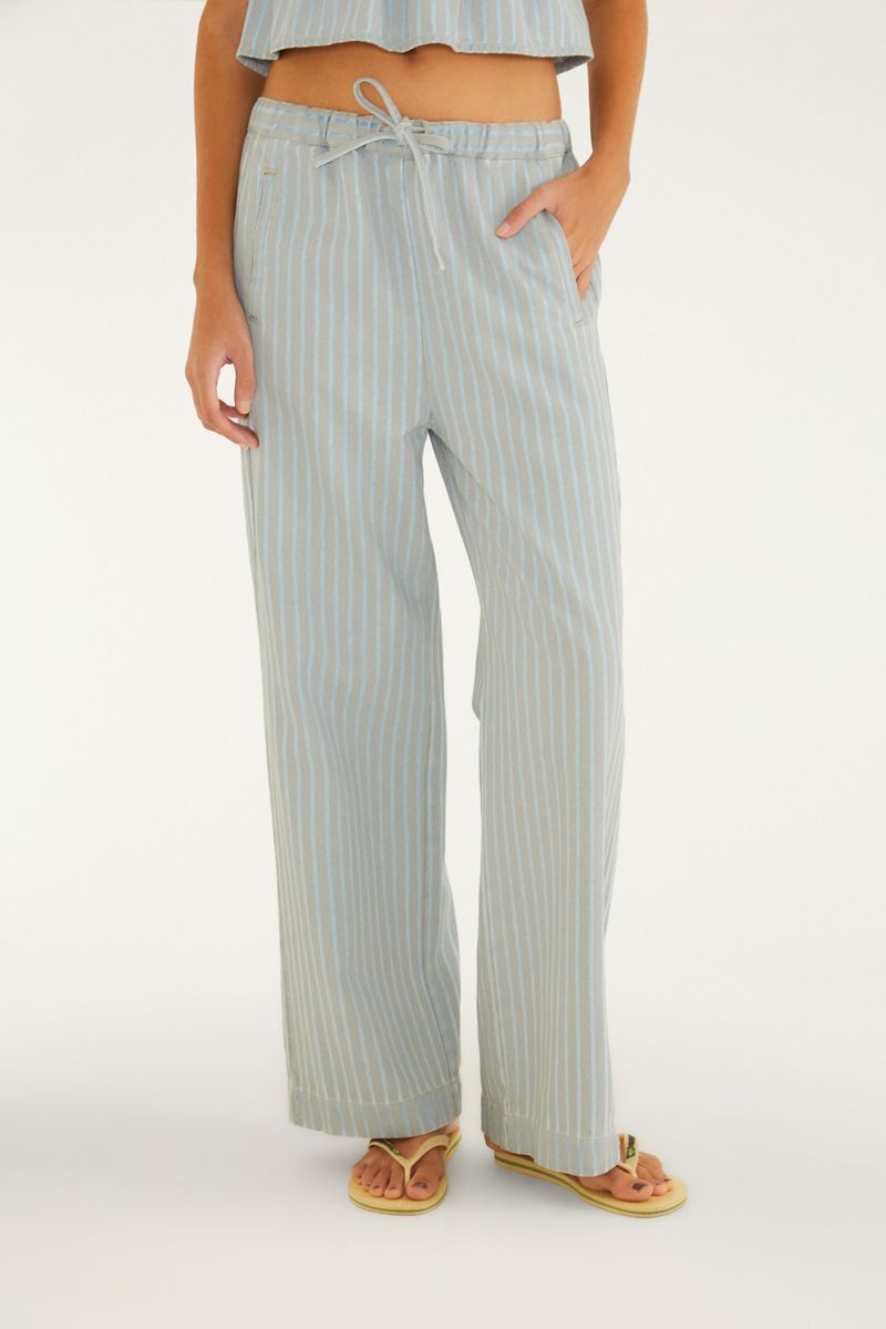 Calça Jeans Listrada