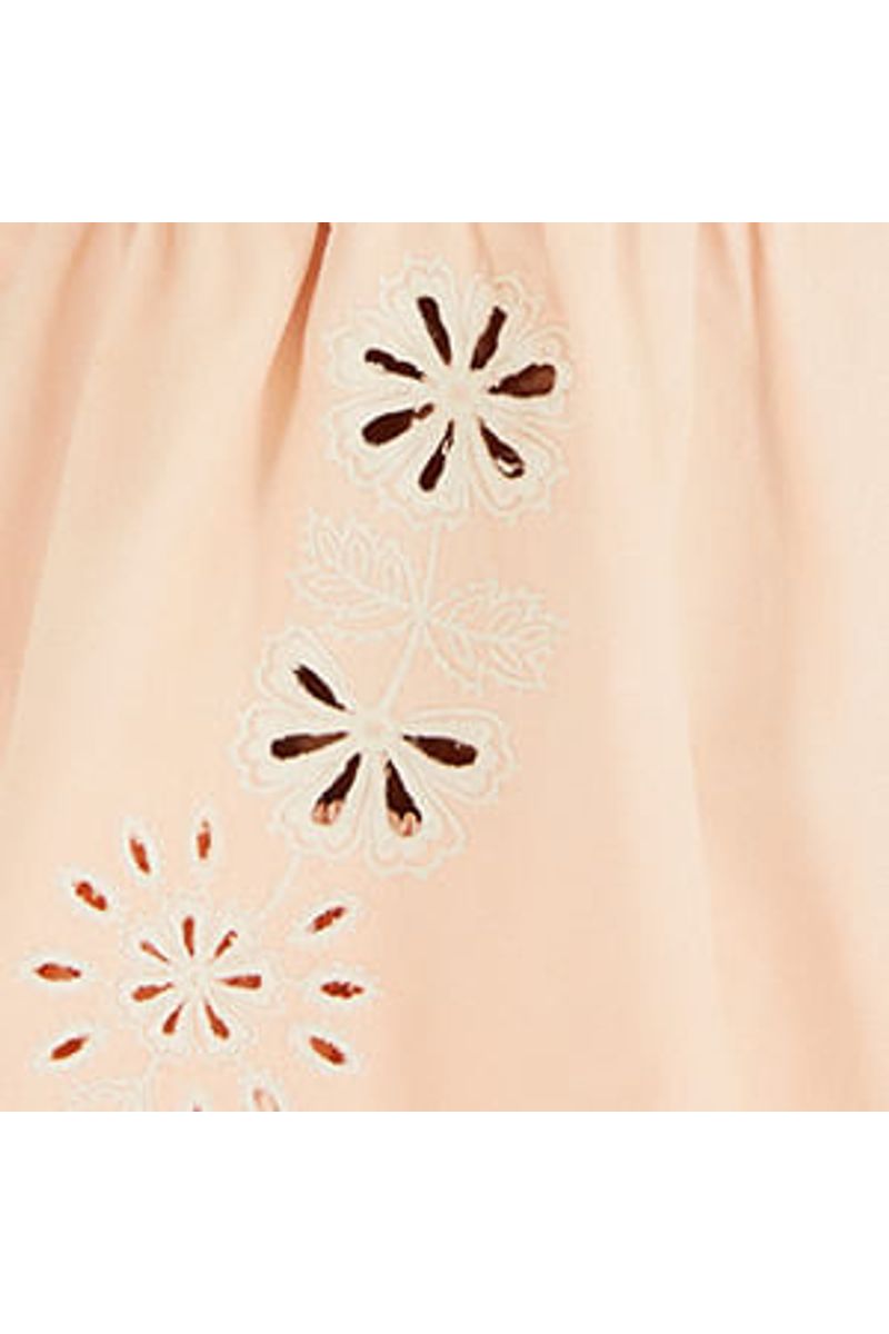 Blusa Sarja Bordado Richelieu
