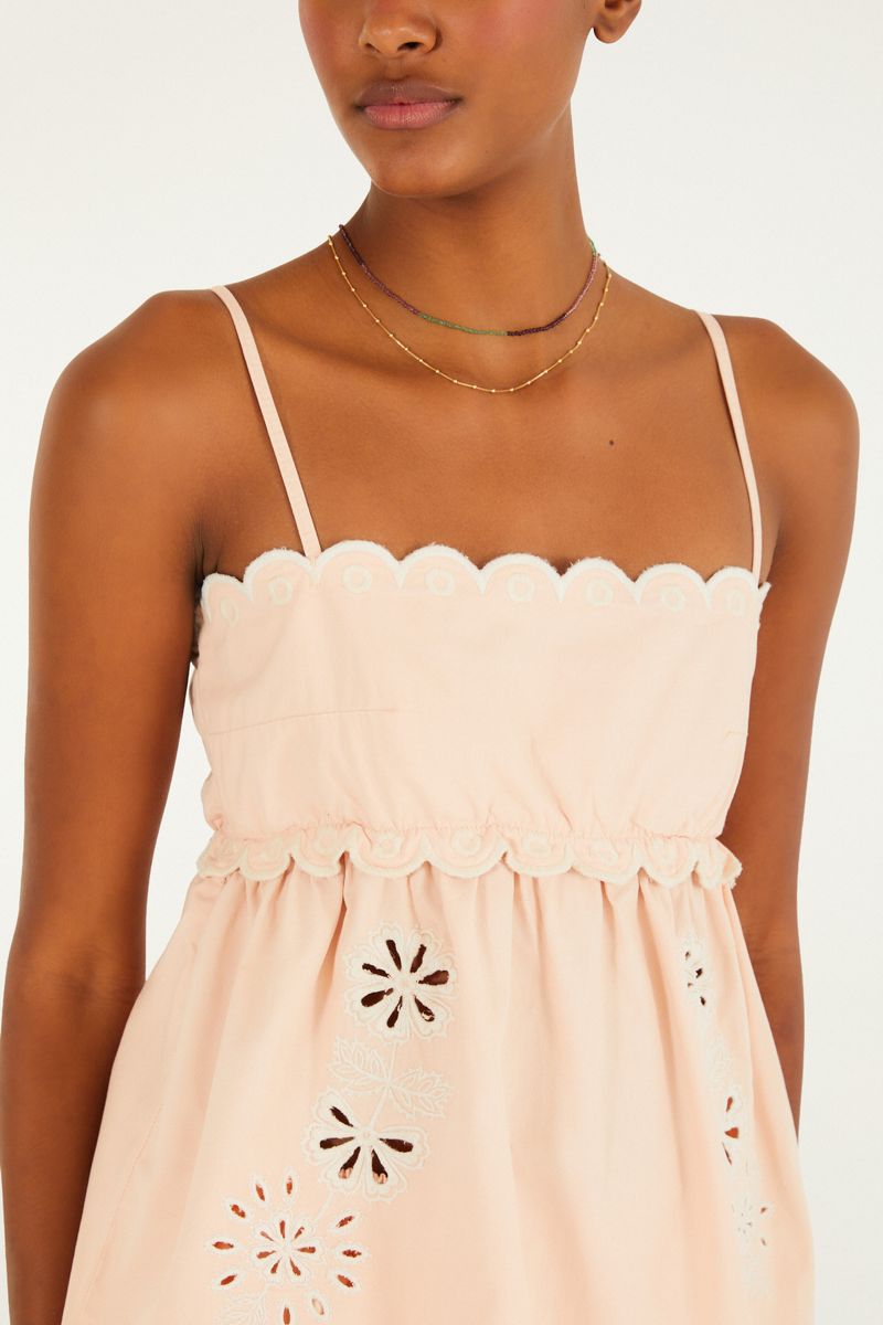 Blusa Sarja Bordado Richelieu