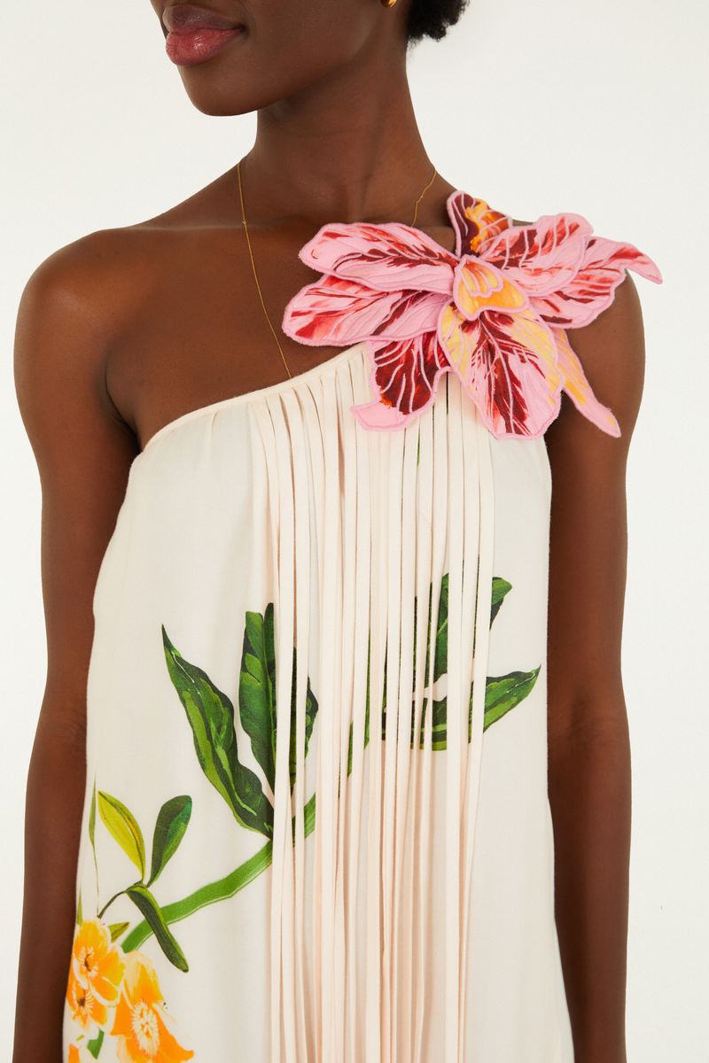 Vestido Estampado Mesa De Frutas