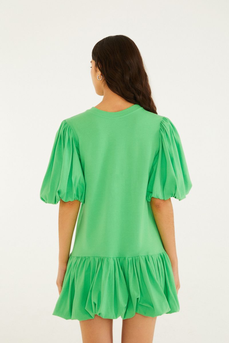 Vestido Cropped Recorte Cintura