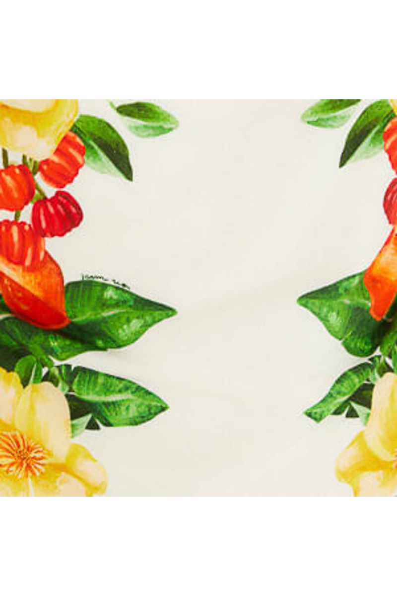 Vestido Curto Estampado Floral Picnic