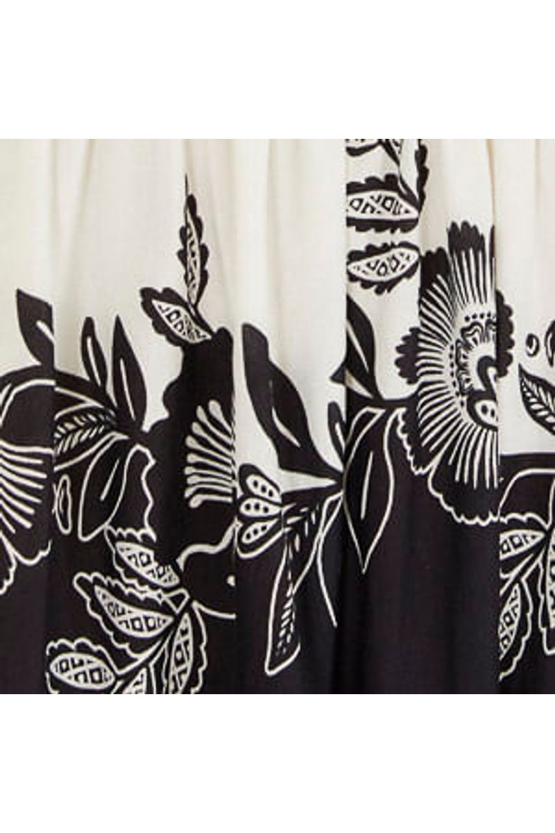 Vestido Midi Estampado Jardim Romance