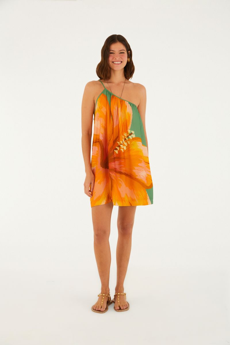 Vestido Curto Estampado Thalia