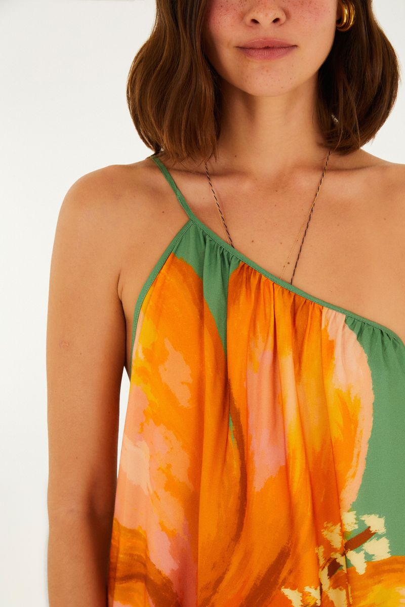 Vestido Curto Estampado Thalia