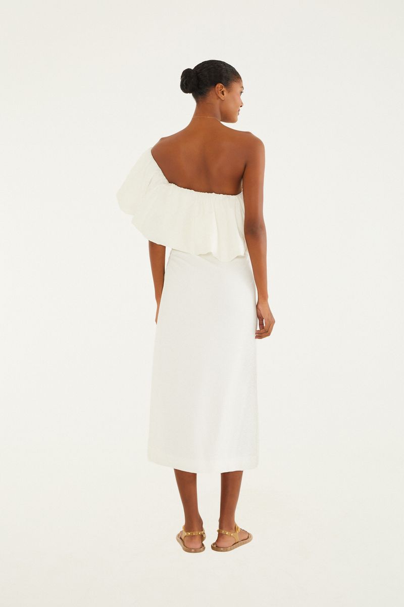 Vestido Decote Balonê