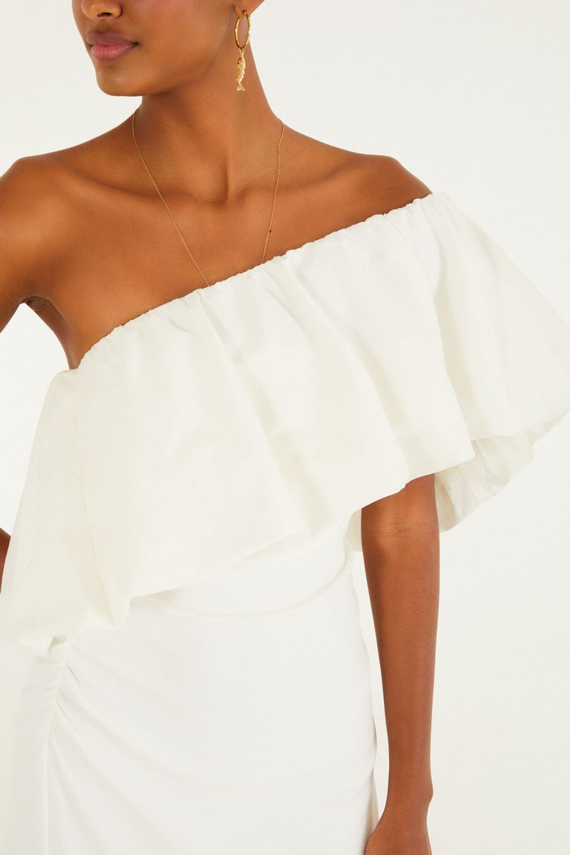 Vestido Decote Balonê