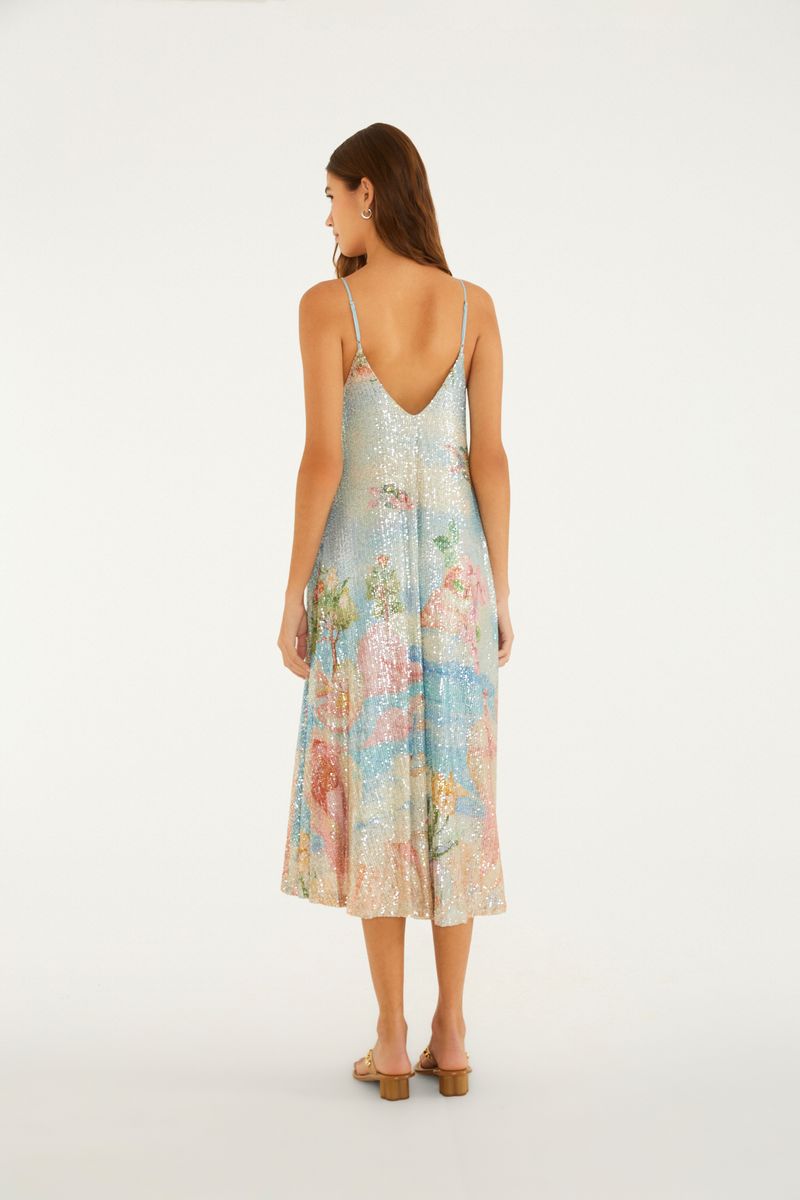 Vestido Paetê Vênus