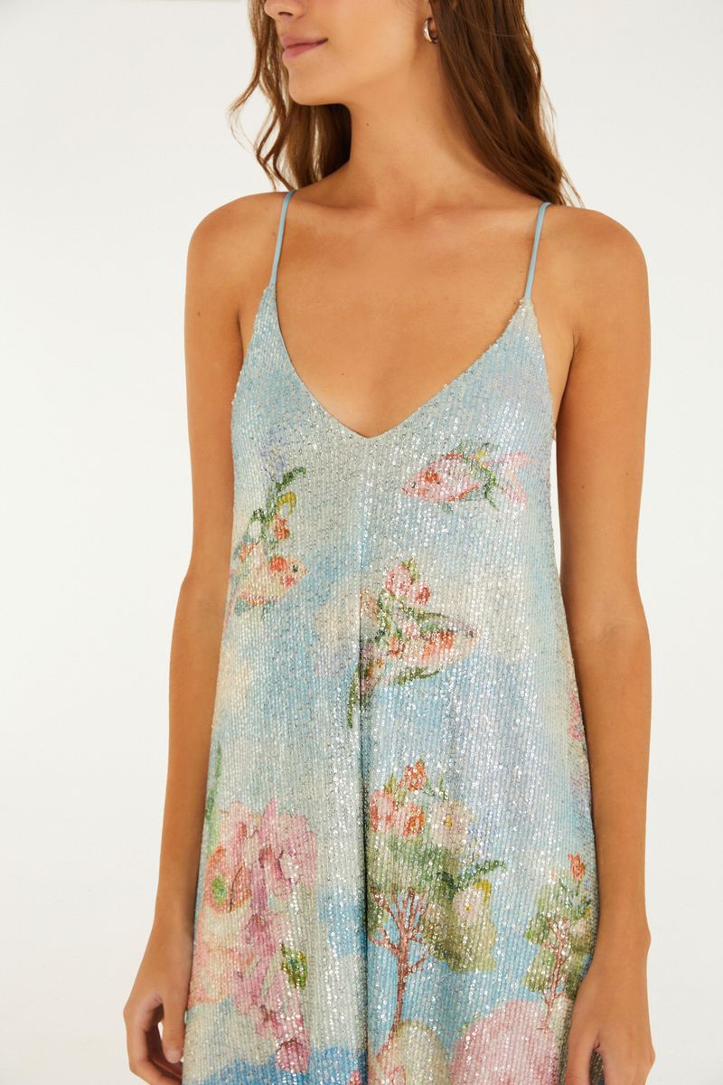 Vestido Paetê Vênus