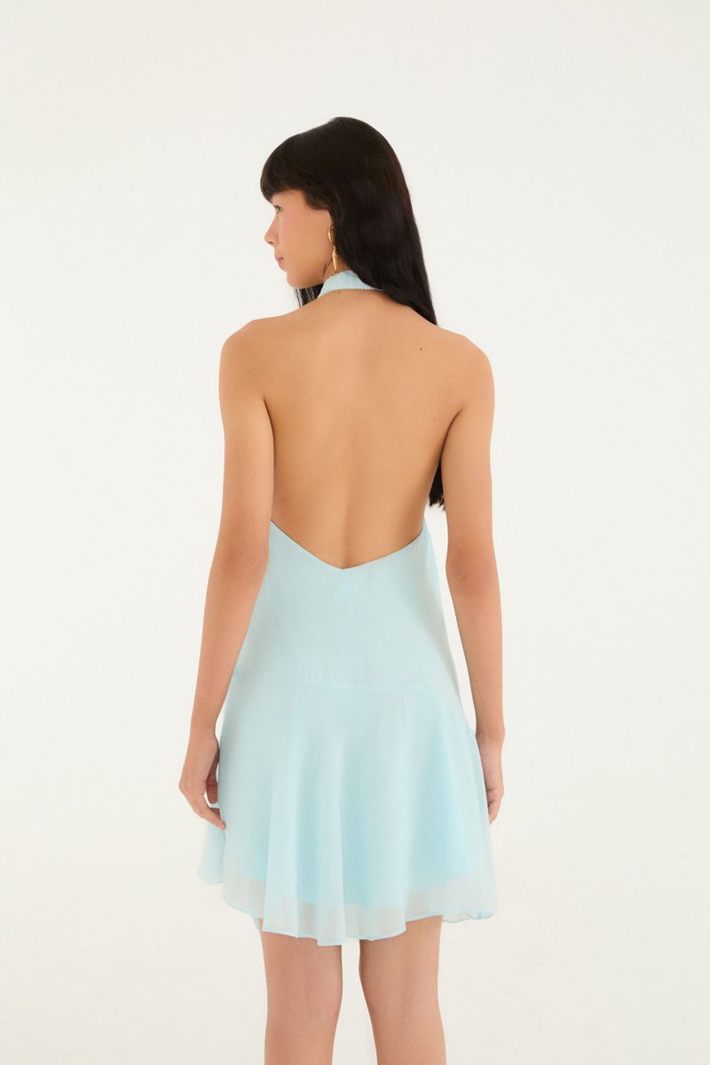 Vestido Curto Transpasse