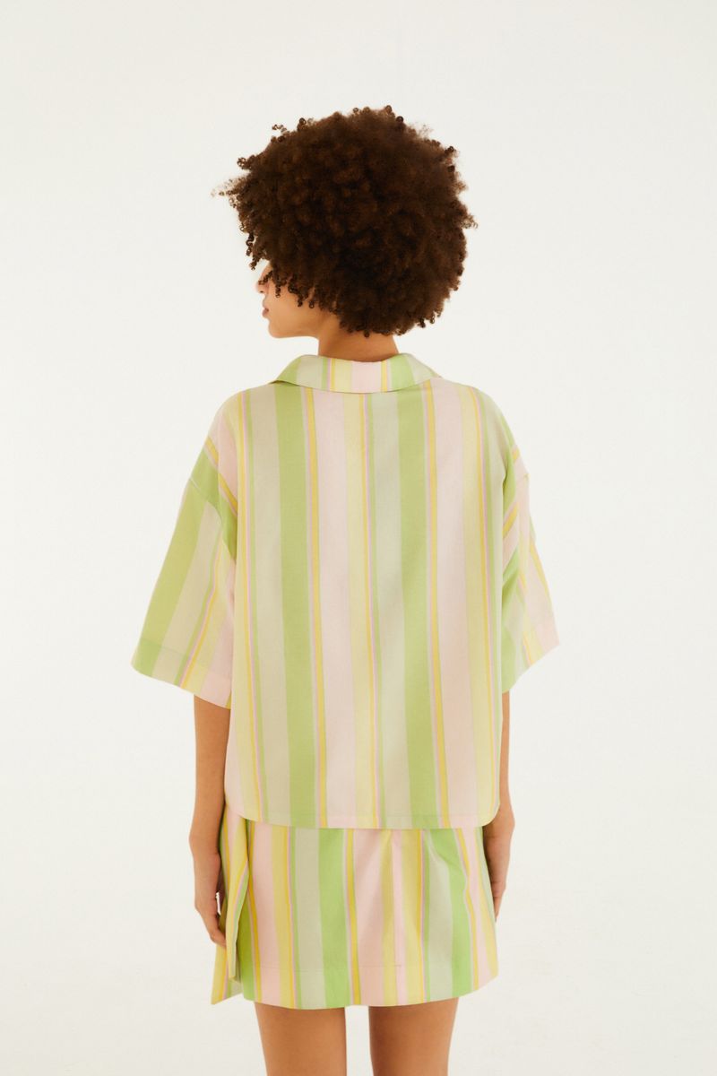 Camisa Bordada Listra Bosque