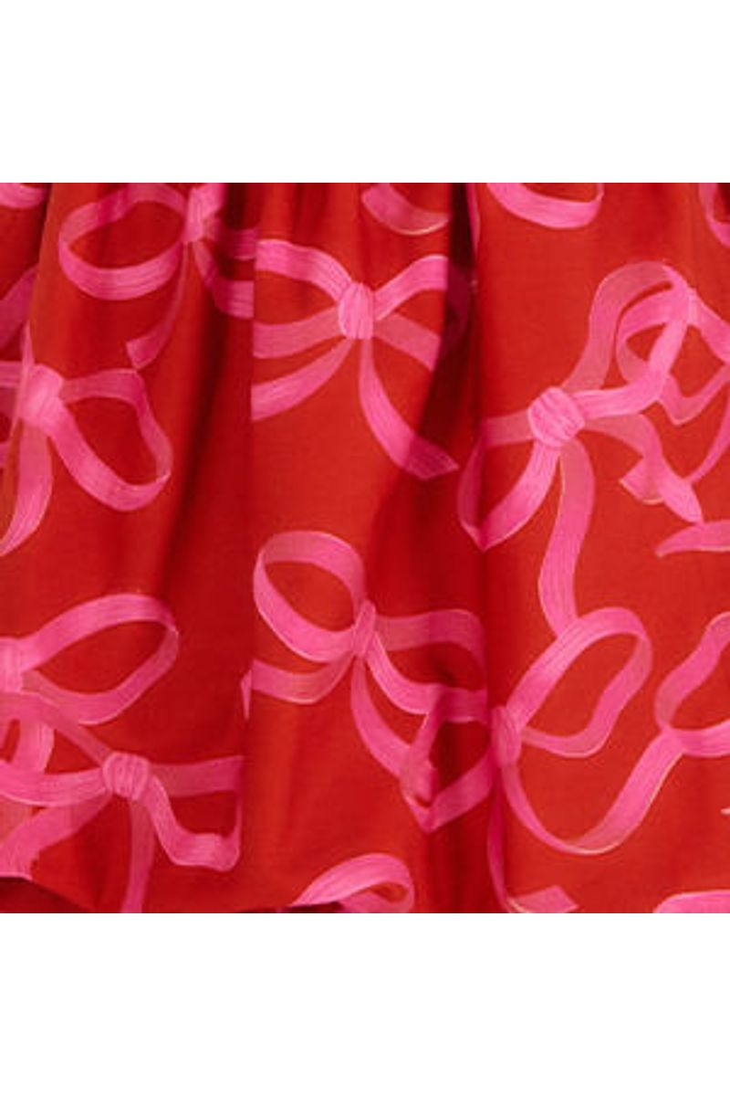 Vestido Camadas Balonê Laços