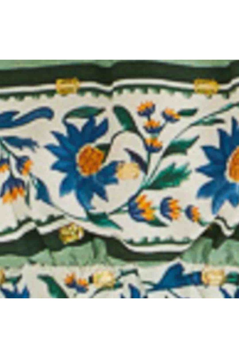 Top Estampado Azulejo Florido