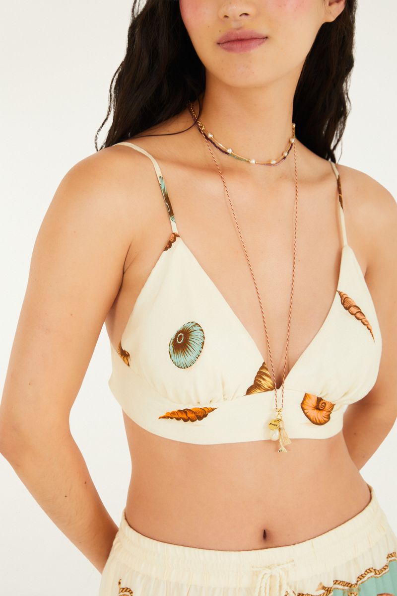 Top Estampado Souvenir Mar