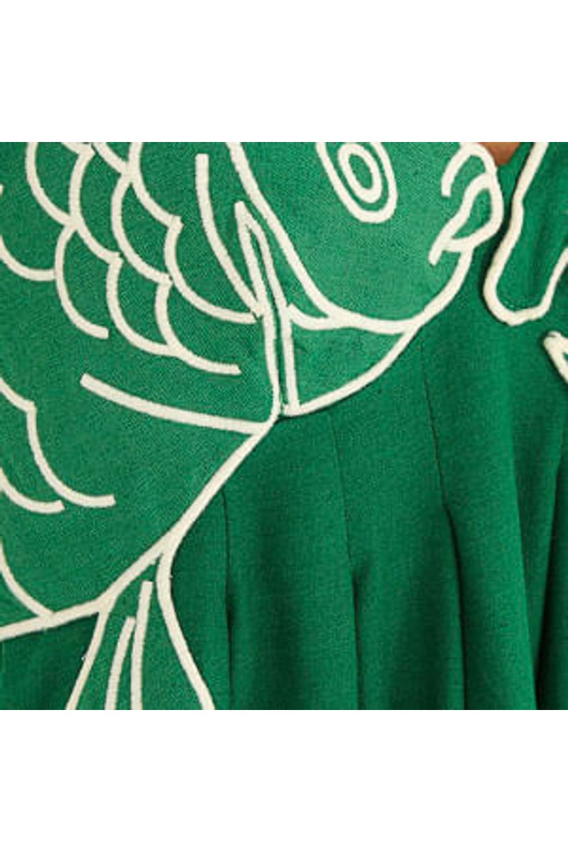 Vestido Bordado Peixe