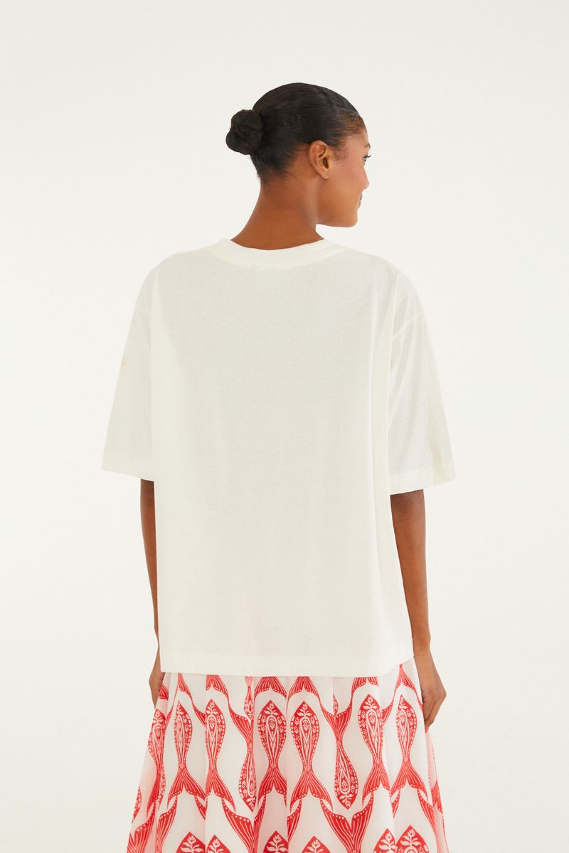 T-Shirt Ampla Amor Farm Rio