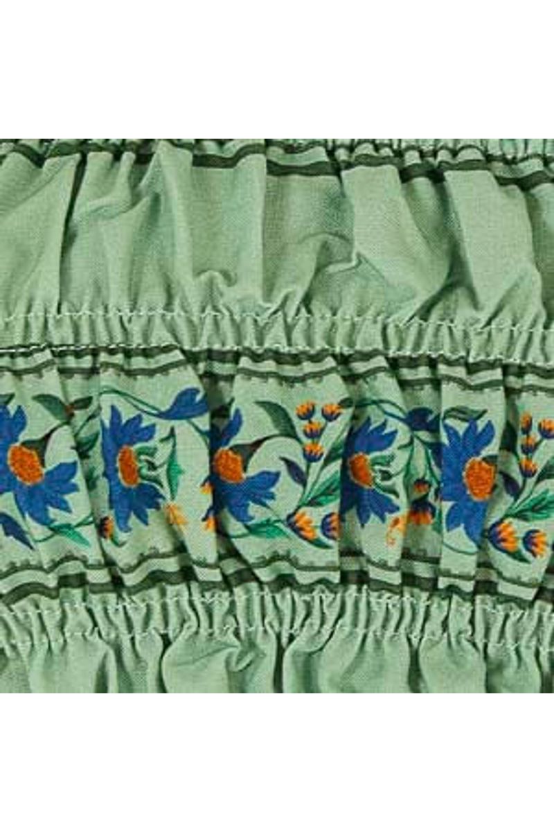 Top Estampado Azulejo Florido