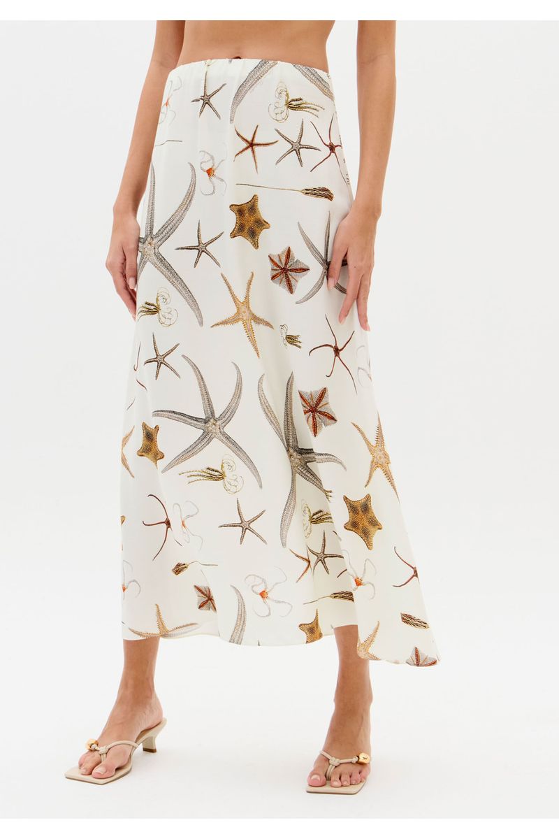 Saia Super Midi Estampada