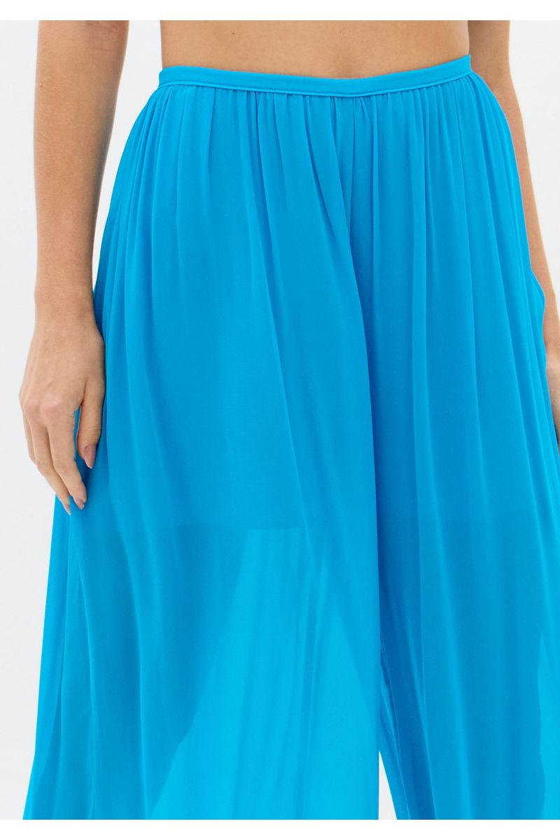 Calça Wide Leg Cintura Média