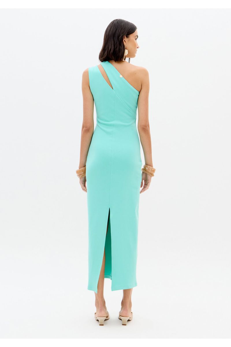 Vestido Super Midi Ombro Único