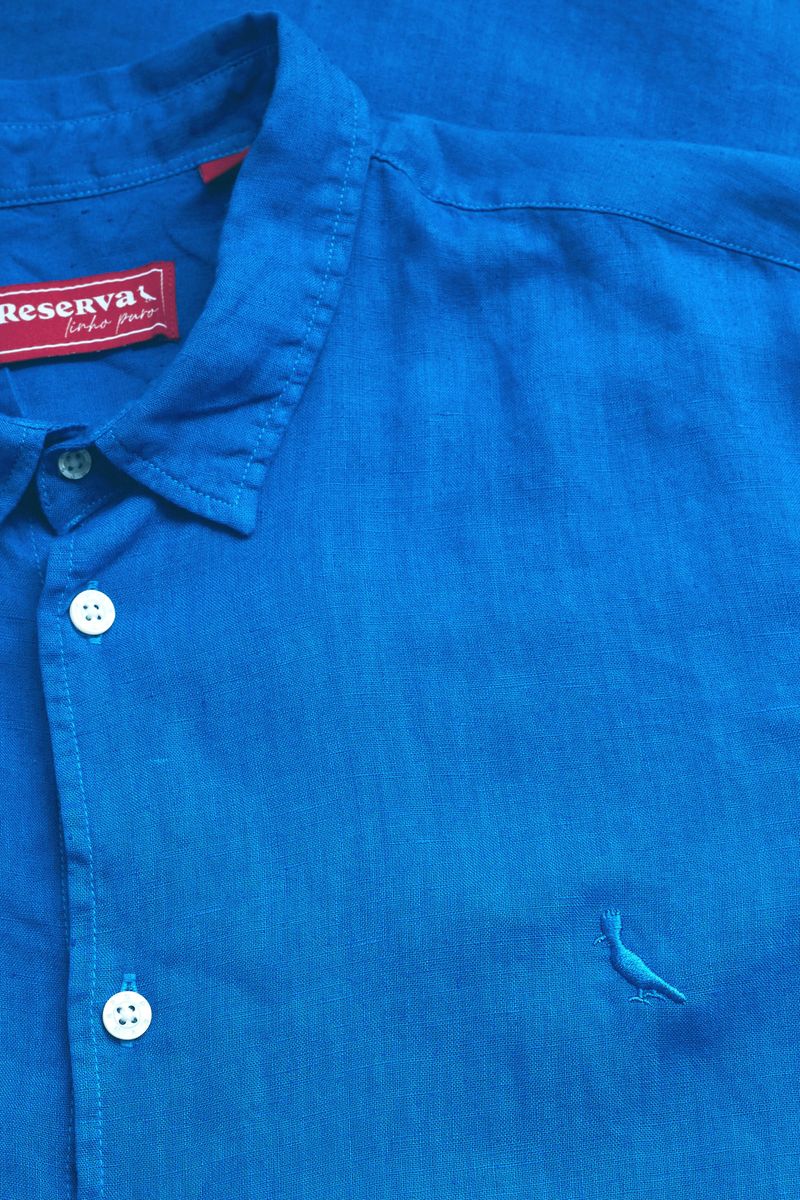 Camisa Ml Linho Tinturado