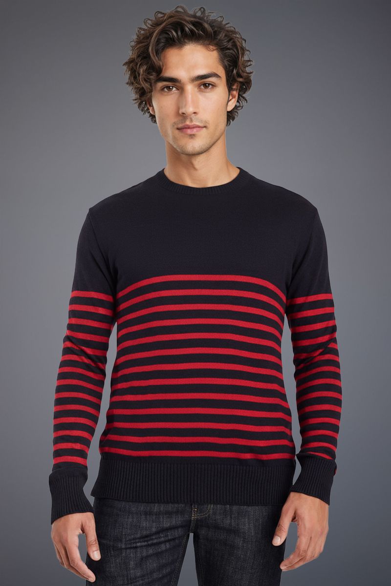 Tricot Listrado Flamengo