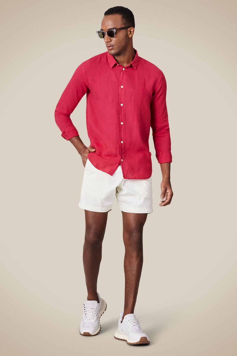 Camisa Ml Linho Tinturado