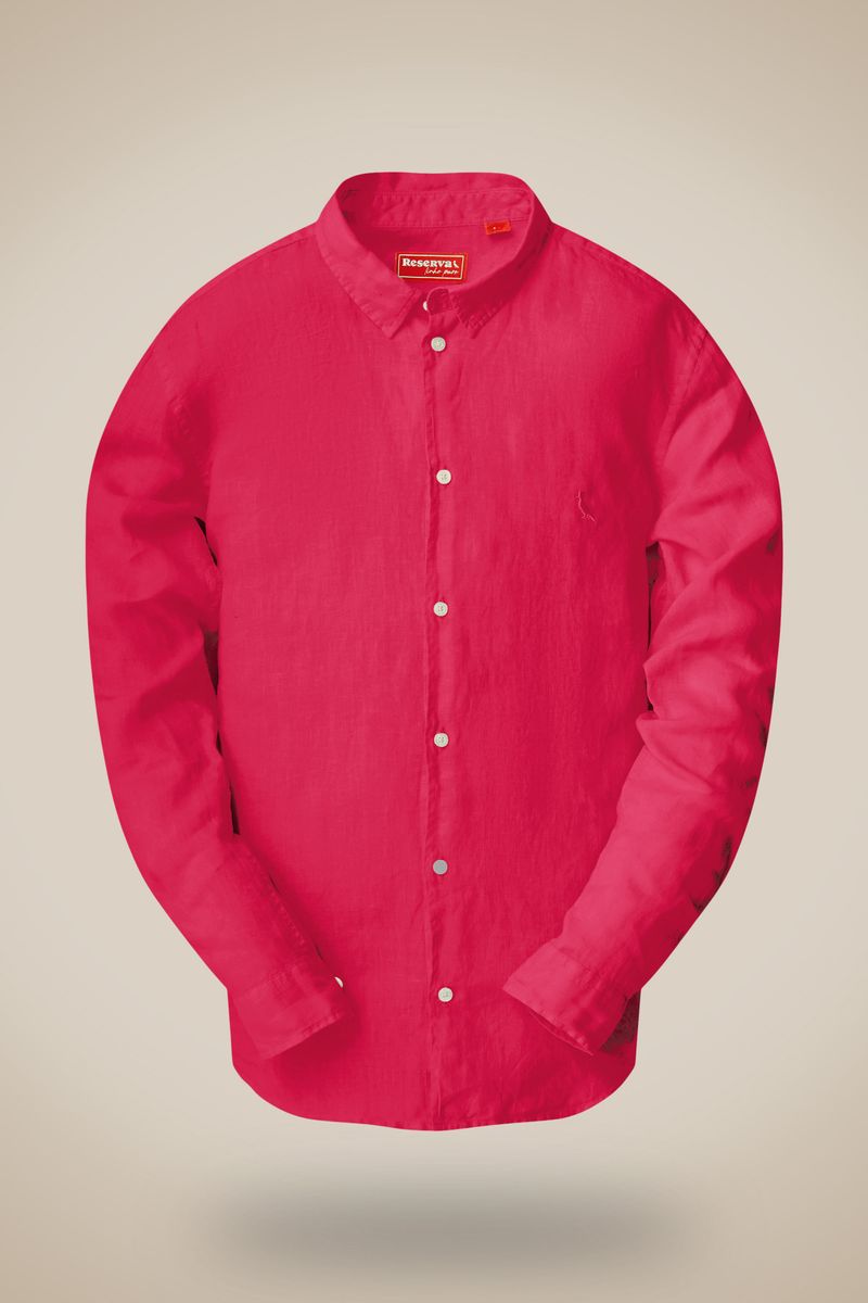 Camisa Ml Linho Tinturado