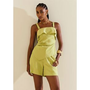 Shorts Morena Rosa Reto Alta Verde